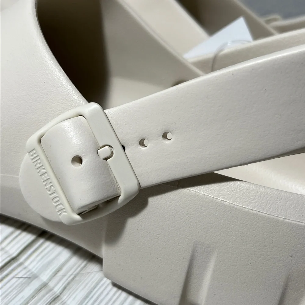 Birkenstock Birki Flow‎ EVA Clogs slip on sandals eggshell white EU 44 men’s 11